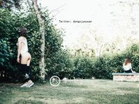 超火推特露出福利极品女神▌懂小姐 ▌最新作骆驼趾真空跑步 勾引路人情侣公测激战46P1V