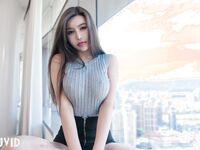 Nữ thần ngực đẹp mơ màng [Mmusen] khỏa thân và bị quyến rũ trong một tòa nhà cao tầng có phong cảnh ~ hình thể đẹp nhất mà mọi người đàn ông đều muốn có