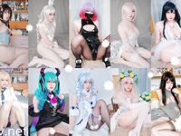 八位極品COSER網紅女神『橙子喵+米米醬+上海阿西』2023操翻蘿莉重磅雲集 高清十月的小哀
