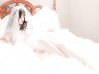 高端ACG業界女神爆機少女▌喵小吉▌珍品T3會員《小吉的答謝禮2》限定版《白色花嫁》鄰家少女胴體美到爆!限定版 白色花嫁