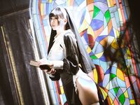 陆卿卿kyokyo汉堡王-No.007-修女[16P]