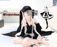 Lepaudam  黑色LO裙