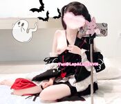 Lepaudam  黑色LO裙