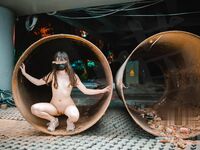 有喵酱- 夜晚户外露出96P+2V