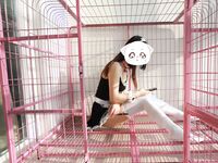 洛美酱- NO.004 笼中白丝女仆