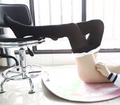 Luomei Jiang-NO.017 Black Stockings