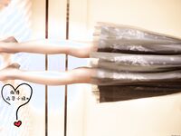 NTR girl black silk dress 76P1V