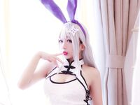 日奈娇- NO.006 白旗袍 