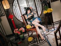 Hinajiao-NO.075 Azur Lane กี่เพ้าอินเทรนด์ 