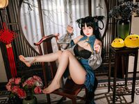 Hinajiao-NO.075 Azur Lane กี่เพ้าอินเทรนด์ 