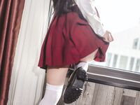 Hinajiao-NO.038 JK สาวชุดแดง 