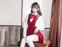 Hinajiao-NO.038 JK สาวชุดแดง 