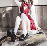 Hinajiao-NO.038 JK สาวชุดแดง 