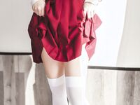 Hinajiao-NO.038 JK สาวชุดแดง 