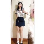 Vào cuối năm, một dòng tweet gây sốc xuất hiện trên Twitter. Nữ thần khuôn mặt cao và ngực khủng tương phản [Wine Moon], được chủ nhân đào tạo để quay phim riêng.