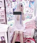 Twitter萝莉〖小埋长不高〗可爱私拍，奶油肌肤挺乳粉穴在外是老师同学眼中的乖乖女在家是小母狗