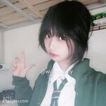 推特13萬粉蘿莉風coser可鹽可甜TS娘【小舞醬】露臉私拍，嗲聲嗲氣3P前後夾擊直男最愛