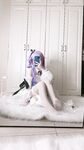 Twitter Lolita [Yinglili] เทพธิดาแห่งความงามที่ดีที่สุดดูภายนอกค่อนข้างเงียบสงบ แต่เธอก็มีความเจ้าชู้เป็นการส่วนตัว และส่วนที่เป็นสีชมพูของเธอก็ล้อเล่นกับพร็อพไมร์เทิลสีม่วง