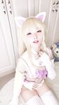 Twitter Lolita [Yinglili] เทพธิดาแห่งความงามที่ดีที่สุดดูภายนอกค่อนข้างเงียบสงบ แต่เธอก็มีความเจ้าชู้เป็นการส่วนตัว และส่วนที่เป็นสีชมพูของเธอก็ล้อเล่นกับพร็อพไมร์เทิลสีม่วง