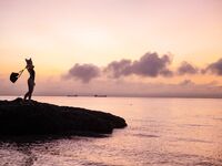 G44 tidak akan cedera - NO.78 Blue File Sand Wolf Baizi Swimsuit