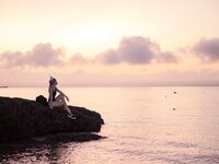 G44 tidak akan cedera - NO.78 Blue File Sand Wolf Baizi Swimsuit