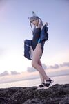 G44 tidak akan cedera - NO.78 Blue File Sand Wolf Baizi Swimsuit