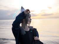 G44 tidak akan cedera - NO.78 Blue File Sand Wolf Baizi Swimsuit