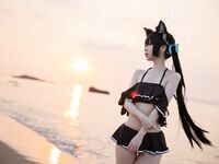 G44不会受伤- NO.74 碧蓝档案黑见芹香泳装