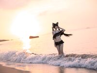 G44不会受伤- NO.74 碧蓝档案黑见芹香泳装