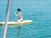 รูปถ่ายของนางแบบสีแดง Xiweisha Motegi Kiko ขณะเดินทางในภูเก็ตเปิดเผยรูปถ่ายของเธอ (7)