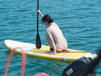 รูปถ่ายของนางแบบสีแดง Xiweisha Motegi Kiko ขณะเดินทางในภูเก็ตเปิดเผยรูปถ่ายของเธอ (7)