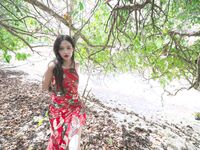 ภาพถ่ายท่องเที่ยวของ Xiweisha Red Model Motegi Kiko ที่ภูเก็ตเผยรูปถ่ายของเธอ (2)