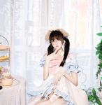 The innocent and beautiful girl "Jiang Zicai" shows her face in a welfare private photoshoot. The pure and beautiful little fairy is a super legal kawaii little loli, with a super super figure that is wirelessly reverie!
