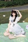 The innocent and beautiful girl "Jiang Zicai" shows her face in a welfare private photoshoot. The pure and beautiful little fairy is a super legal kawaii little loli, with a super super figure that is wirelessly reverie!