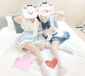 超嫩清純反差小母狗『小羊咩咩』和好閨蜜一起被爸爸調教，小穴穴又被爸爸精液灌滿了，極品粉嫩的小可愛