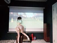 超嫩清純反差小母狗『小羊咩咩』和好閨蜜一起被爸爸調教，小穴穴又被爸爸精液灌滿了，極品粉嫩的小可愛