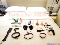 推特網紅九頭身極品女神【Eve_S8899】超強精液收集器，多男多女群P聖水調教玩出高端