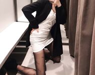 性感反差白富美女神『leggybabenb』領導故意把男友派去出差然後來家裡玩，聽說男友喜歡打我屁股就一直使勁打，叫聲誘人