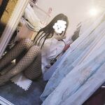 清純白嫩小母狗學妹『辭安』白虎當然要配白絲啦，好喜歡被雞巴插入的感覺，想當哥哥的炮架被哥哥抱起來操