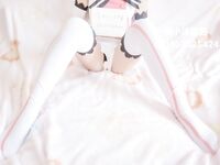 Green campus contrast school girl "Peach Xiao Momo" artificial mentally retarded love sauce