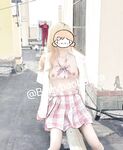 Loli exposed, Zaizai, white thin and cute loli playing exposed
