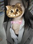 最新9月無水首發，極品蜂腰美臀，高顏值小姐姐【PIKA】推特福利，居家戶外各種公共場合露出，啪啪銷魂後入