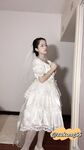 04年清纯露脸小姐姐【胡椒籽】最新9月定制-婚纱