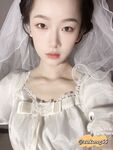 04年清纯露脸小姐姐【胡椒籽】最新9月定制-婚纱