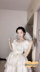 04年清纯露脸小姐姐【胡椒籽】最新9月定制-婚纱