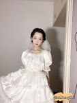 04年清纯露脸小姐姐【胡椒籽】最新9月定制-婚纱