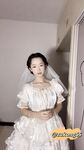 04年清纯露脸小姐姐【胡椒籽】最新9月定制-婚纱