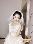 04年清纯露脸小姐姐【胡椒籽】最新9月定制-婚纱