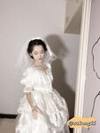 04年清纯露脸小姐姐【胡椒籽】最新9月定制-婚纱