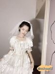 04年清纯露脸小姐姐【胡椒籽】最新9月定制-婚纱